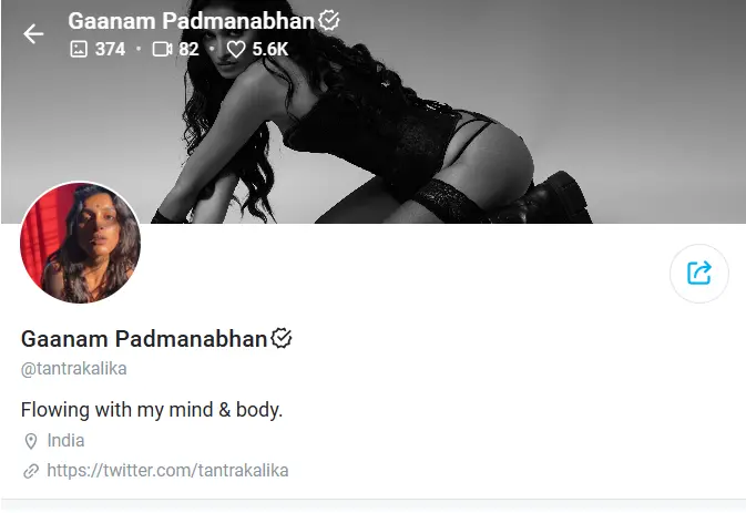 Gaanam Padmanabhan OnlyFans Profile Banner